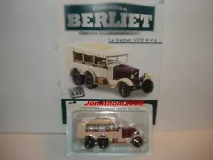 COLLECTION BERLIET N° 56 - VPD 6X4 - MISSION SAHARA NIGER - 1926 au 1/43° - Picture 1 of 2