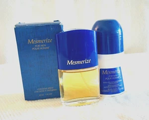 Avon Mesmerizer 2pc-1 Cologne Men Spray 1.oz,1-Deodorant 1.7oz Original Vintagđź’• - Picture 1 of 5