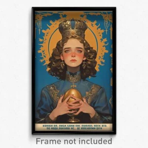 Russian Movie Poster - Girl Feeling Resentment, Royal Egg Hair Ornament (Print) - Picture 1 of 1