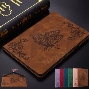 Schutz Hülle für iPad 11/10/9/8/7/6/5. Gen Air 6/5/4 Pro Leder Etui Tasche Cover - Bild 1 von 77