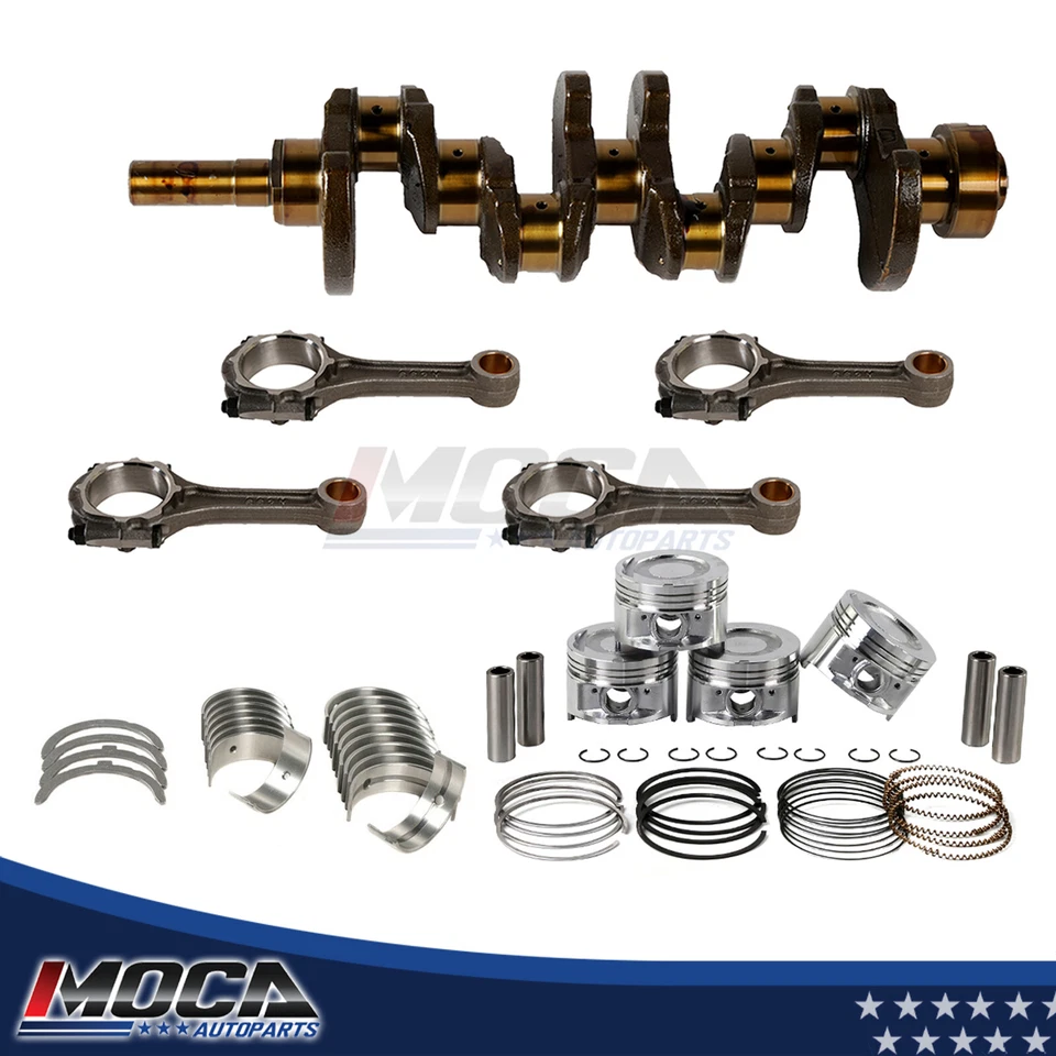 Anillo de pistón STD con cojinete principal y de varilla del cigüeñal para Toyota SOHC 85-95 Foto 1 de 4