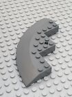 LEGO® 2x Rund Kreis Segment Brick 10x10 - 58846 - Dunkelgrau Dark Bluish Gray