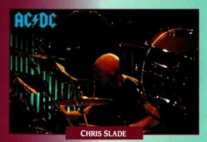 Tarjeta de rock Chris Slade de AC/DC, 1991 - Imagen 1 de 2