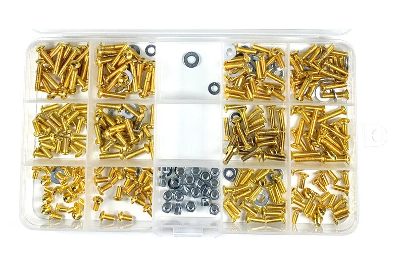 RCE3119 1/10 High Stainless Steel Screw Assortment Box for RC Car 330 Pc - Image 1 of 1