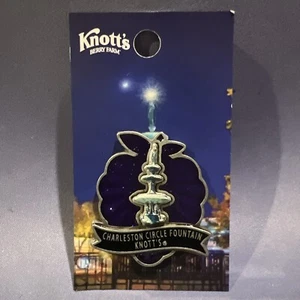 Knotts Berry Farm Lapel Pin #96 Charleston Fountain Lim Park 100th Anniversary - Picture 1 of 3