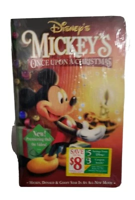 Disney Mickey's Once Upon a Christmas VHS Movie New Factory Sealed Donald nos - Image 1 of 4