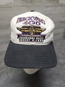 NASCAR Vtg Brickyard 400 Inaugural Race 1994 Snap Back Cap/Hat Embroidered - Picture 1 of 5