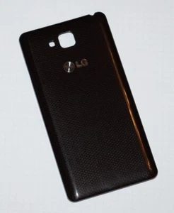 Original LG D605 Optimus L9 II Tapa de Batería Negro - Imagen 1 de 2