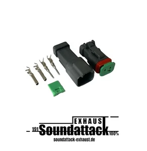 DEUTSCH 2 Polig DT 12V KFZ Crimp Stecker Steckverbinder Steckkontakt Wasserdicht - Bild 1 von 3