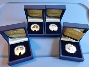 2015 America's National Monuments 4 Coin Set NIUE 99.9% 1 Troy oz Proof Silver - Picture 1 of 6