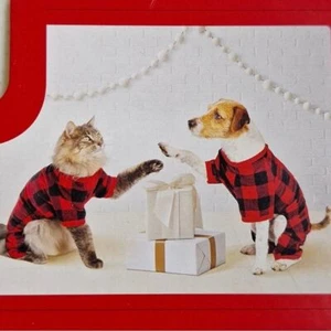 Pigiama Wondershop Buffalo Check Nero/Rosso Abbinato Famiglia Cane/Gatto Vacanze Nuovo! - Foto 1 di 10