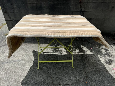 Vintage French Daybed Mattress Cover