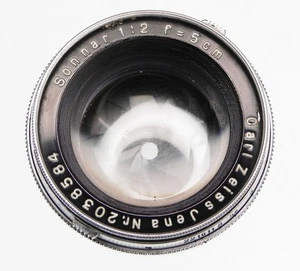 Contax Rangefinder RF Carl Zeiss Jena 5cm f2 Sonnar Coll. #2038584 - Picture 1 of 12