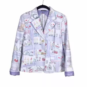 Weekend Max Mara Jacket Womens Size 8 Fashion Designer Button Front Italy Blazer - Picture 1 of 7
