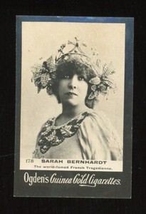 1901 Ogden's Guinea Gold Ltd #178 Sarah Bernhardt NM/MT