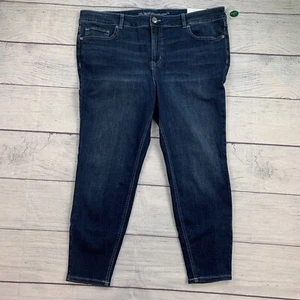 Pantalones de mezclilla M Maurices 18 extra cortos tiro medio clásicos ajustados nuevos con etiquetas entrepierna 26" - Imagen 1 de 10
