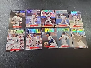 Juego de 10 cartas 1993 triple play apodo Junior Express Doc Wizard Ryno bonito conjunto - Imagen 1 de 5