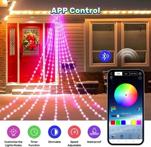 Christmas tree light app remote control USB string light decoration - Picture 1 of 21
