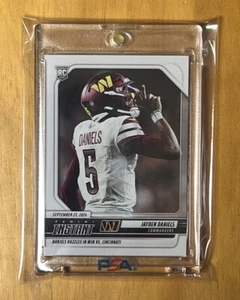 JAYDEN DANIELS 👑RISING SUPERSTAR! RARE ✨ROOKIE✨CARD. LIMITED PRINT (1/6099) - Picture 1 of 4