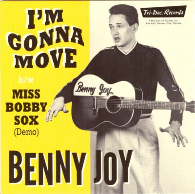 BENNY JOY I'm Gonna Move / Miss Bobby Sox 7" NEW buddy holly Big John Taylor OOP - Image 1 of 2