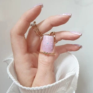 UV-Nagelfolie selbstklebende Nagelfolie Nailwraps Nachtleuchtend - Bild 1 von 7