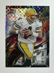 2024 Topps Finest #26 Brett Favre refractor común tablero de ajedrez - Imagen 1 de 9
