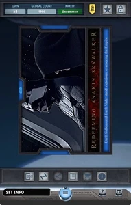 Topps Star Wars Card Trader 2022 Redeeming Anakin May Blue - Inserts + Award - Picture 1 of 1