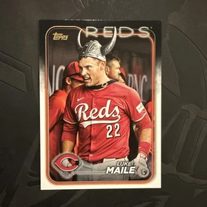 Luke Maile 2024 Topps Actualización Béisbol #US167 Espejo Dorado SP Rojos - Imagen 1 de 2