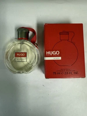 Vintage!!! Hugo Boss Woman Eau De Toilette 75 ml 2,5 OZ Spray ROJO descontinuado Foto 1 de 3
