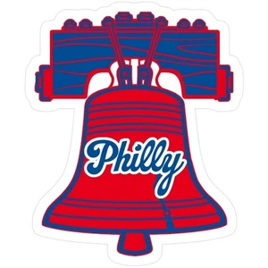 Philadelphia 76ers Sixers Car Magnet NBA Philly Bell Die Cut Laminated - Picture 1 of 3