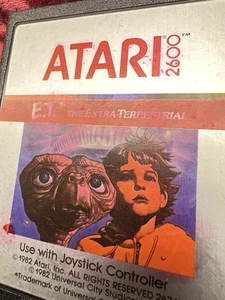 E.T. The Extra-Terrestrial (Atari 2600, 1982) nur lose Patrone - leichte Gebrauchsspuren - Bild 1 von 7