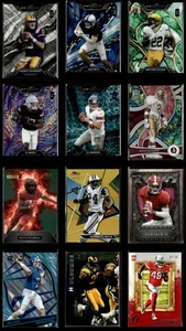 (12) Lote de tarjetas de fútbol americano numeradas en serie ¡Todas las tarjetas numeradas #/25 o menos! - Imagen 1 de 14