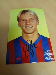 Foto firmada Horst Steffen Bayer Uerdingen NUEVA (2) - Imagen 1 de 1
