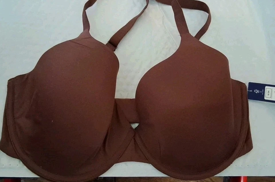 Gap GapBody Women's Everyday Essentials T-Shirt Bra GPW00351 - Warm Dark 32D