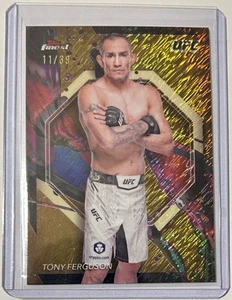 2024 TOPPS FINEST UFC TONY FERGUSON GOLD SHIMMER 11/39 - Imagen 1 de 1