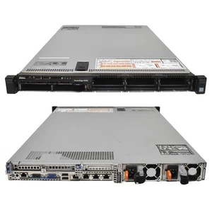 Dell PowerEdge R630 Rack Server 2x E5-2670 v3 32GB DDR4 RAM 8 Bay 2.5" H330mini - Picture 1 of 5
