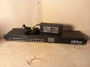 MikroTik Wired Ethernet Router RB3011UiAS-RM RouterBoard + ALT PSU  - Picture 1 of 14
