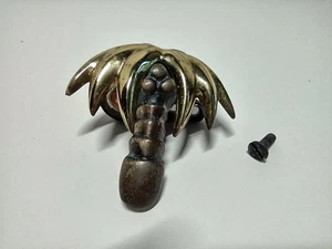 Palm Tree Doorbell Ringer by Michael Healy Designs - Brass/Bronze - Preowned - Picture 1 of 9