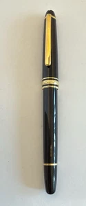 Montblanc Meisterstuck Ballpoint Pen Black Gold Trim Old West Germany - Picture 1 of 22