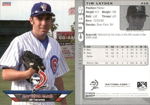 Tim Layden 2006 Choice Daytona Cubs #16 RC Card FREE SHIP *AutographDen* - Picture 1 of 1