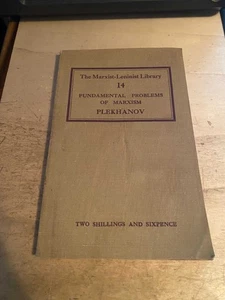 George V. Plekhanov: Fundamental Problems of Marxism 1941 Good Communism PB - Picture 1 of 1
