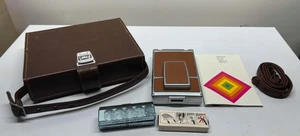 EUC UNTESTED Vintage Polaroid SX-70 ALPHA 1 Land Camera w/ EXTRAS SEE PHOTOS - Picture 1 of 24