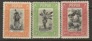 PAPUA NUEVA GUINEA...Sc #94-96...Como nuevo HH...1932...SCV $13,00 - Imagen 1 de 1