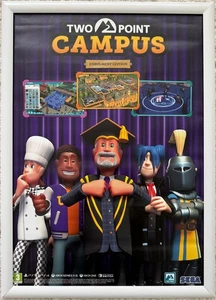 Two Point Campus RARE PS4 XBOX ONE 42cm x 59cm Promotional Poster - Picture 1 of 1