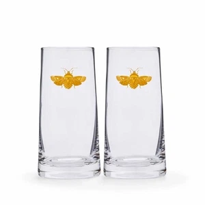 Spode Glassware Creatures Of Curiosity Highball Tumbler (Box of 2) CRC8841-XD - Picture 1 of 8