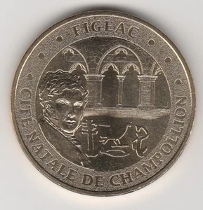 A 2012 TOKEN MEDAILLE MONNAIE DE PARIS -- 46 100 N°1 FIGEAC CITE DE CHAMPOLLION - Picture 1 of 2