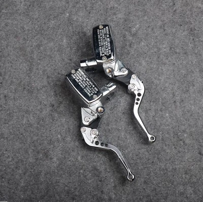 Palancas de embrague cilindro maestro de freno cromado EE. UU. para Kawasaki Vulcan 1500 1600 1700 Foto 1 de 4