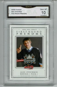 Alexander Ovechkin First Round Phenom Rookie gem mint 10 - Picture 1 of 2