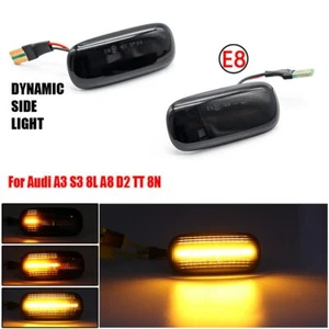 Dynamic Side Marker Turn Signal Light Sequential For Audi A3 A4 A8 A6 C5 TT - Picture 1 of 6