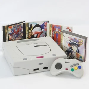 Sega Saturn WEISS Konsole getestet System HST-3220 JAPAN Spiel -NTSC-J- AE7A000767 - Bild 1 von 12
